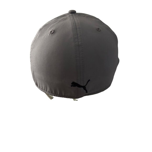 Puma Men's Gray Baseball Cap Evercat Quantum Stretch Fit Size Large Puma Patch - Picture 2 of 3